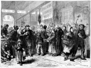 Kutya- és macskahús hentes Párizsban, francia-porosz háború, 1871 alkotó: Unbekannt