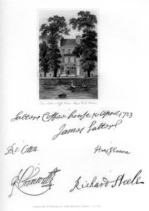 Don Salteros kávéház, Cheyne Walk, Chelsea, 1723, 1840 alkotó: Unbekannt
