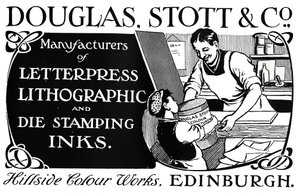 Douglas Stott & Co. hirdetése, 1910 alkotó: Unbekannt