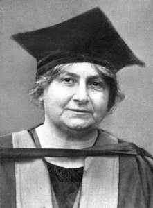 Dr. Maria Montessori 1870-1952, olasz filozófus, 1926 alkotó: Unbekannt
