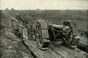 A fegyverek húzása új előretolt pozíciókra, 1919. alkotó: Unbekannt