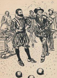 Drake-nek azt mondják, hogy az Armada közeledik, 1907 alkotó: Unbekannt
