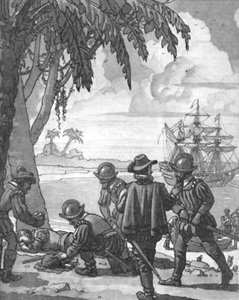 Drakes nagy meglepetése egy alvó embernek, c1934 alkotó: Unbekannt