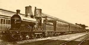 Dublin-Belfast Expressz, Nagy-Észak-Írországi Vasút, 1930. alkotó: Unbekannt