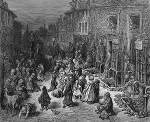 Dudley Street, Seven Dials, London, 1872 alkotó: Unbekannt