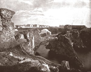 Dunbar kastély, East Lothian, Skócia, 1894. alkotó: Unbekannt