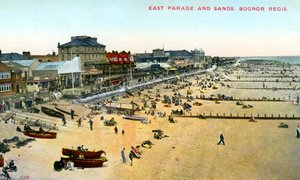 East Parade and Sands, Bognor Regis, West Sussex, 1950 alkotó: Unbekannt