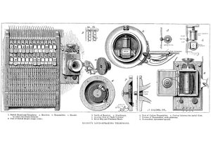 Edison széntelefon, 1879 alkotó: Unbekannt