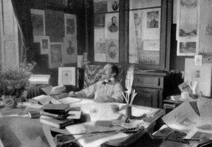Edmond Rostand francia költő és drámaíró, 1908 alkotó: Unbekannt