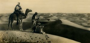 Egyiptom – Kilátó a sivatagba, c1918-c1939. alkotó: Unbekannt