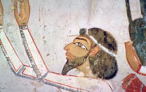 Egy szemita követ egyiptomi falfestménye alkotó: Unbekannt