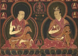 Nyolcadik Karmapa, Mikjo Dordzse (1507-1554) és tanára, az Első Sangye Nyenpa alkotó: Unbekannt