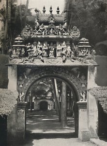 Bejárat egy hindu templomba, Ceylon, 1926 alkotó: Unbekannt