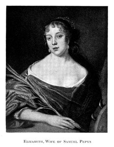 Erzsébet Pepys 1640-1669, 19. század alkotó: Unbekannt
