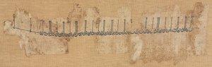 Hímzett pamut tiráz, 991-1031. alkotó: Unbekannt