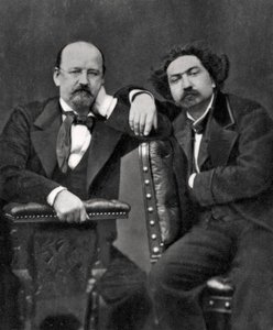 Emile Erckmann és Alexandre Chatrian francia írók, 1887 alkotó: Unbekannt