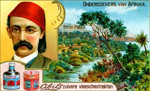 Emin Pasha, német orvos, nyelvész és adminisztrátor, 1900 alkotó: Unbekannt
