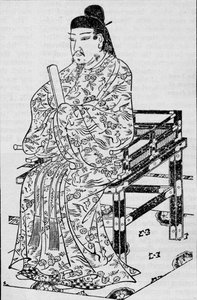 Kanmu császár, aki 1907-ben létrehozta a japán öröklési törvényt alkotó: Unbekannt