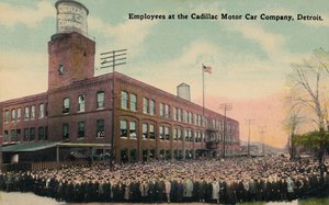 A Cadillac Motor Car Company alkalmazottai, Detroit, 1930-as évek. alkotó: Unbekannt
