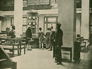 Bejárati csarnok, londoni légipályaudvar, 1927 alkotó: Unbekannt