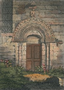 A Patricksbourne-templom bejárata, 1817. alkotó: Unbekannt
