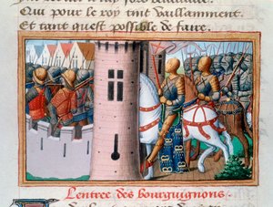 A Bourguignonok belépése Párizsba, 1418. május 1484 alkotó: Unbekannt