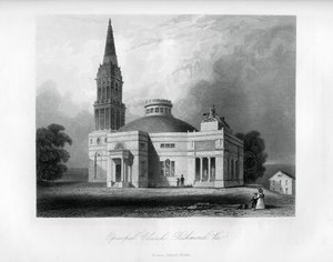 Episcopal Church, Richmond, Virginia, USA, 1855 alkotó: Unbekannt