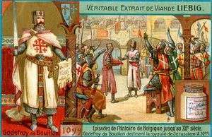 Epizódok Belgium történetében a 13. századig: Godfrey of Bouillon, 1900 alkotó: Unbekannt
