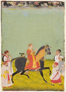 Raj Singh II lovas, Pratap Singh r. 1752-55, c. 1760. alkotó: Unbekannt