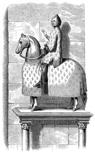 Fülöp le Bel király lovas szobra, 1575 1849 alkotó: Unbekannt