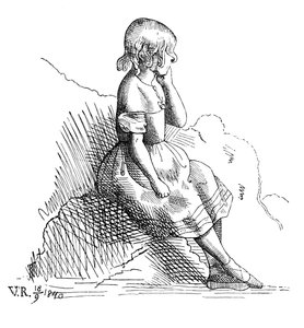 Viktória királynő rézkarca, 1840, 1900 alkotó: Unbekannt