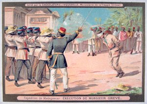 "Monsieur Greve kivégzése", Madagaszkár, 1883-1896 alkotó: Unbekannt