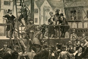 Tomkins és Challoner kivégzése, 1897. alkotó: Unbekannt