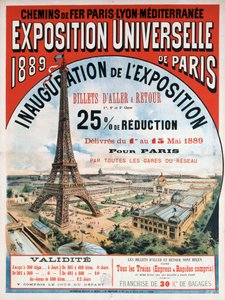 1889., 1889. évi egyetemes kiállítás. alkotó: Unbekannt