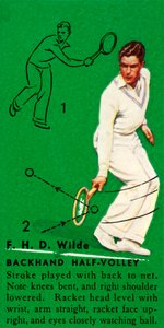 F. H. D. Wilde – Hátsó félröplabda, c1935. alkotó: Unbekannt