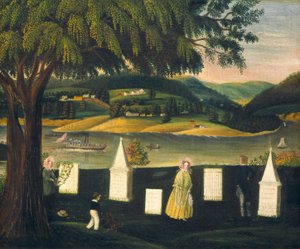 Családi temető, c. 1840. alkotó: Unbekannt