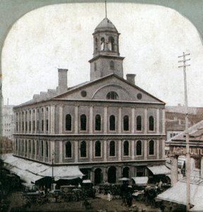 Faneuil Hall, Boston, Massachusetts, USA, 19. század vége alkotó: Unbekannt