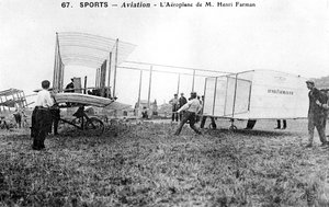 Farman biplane No 1, 1912. sz alkotó: Unbekannt
