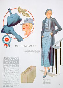 Divatillusztráció, 1935 alkotó: Unbekannt
