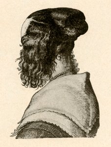 Divatos hajviselet, I. és II. Károly uralkodása, 1620-1680, 1937. alkotó: Unbekannt