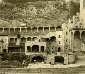 Faust város a Felsenreitschulében, Salzburg, Ausztria, 1935. alkotó: Unbekannt