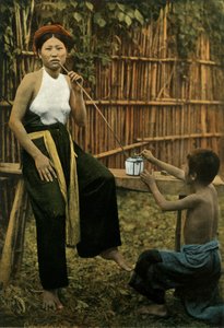 Femme Fumant De LOpium, Ópiumot dohányzó nő, 1900. alkotó: Unbekannt