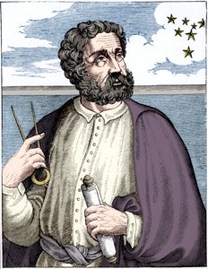 Ferdinand Magellan c1480-c1521, portugál navigátor. alkotó: Unbekannt
