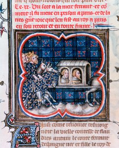 A portugál Fernando fogságba esett, c1212, 1375-1379 alkotó: Unbekannt