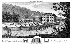 Ferney Genf közelében, Svájc, 1786 alkotó: Unbekannt