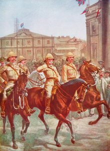 Roberts tábornagy felmenti Kimberley ostromát, búr háború, Dél-Afrika, 1900 alkotó: Unbekannt
