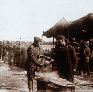 Terepi konyha amerikai táborban, Melette, Franciaország, 1914-c1918. alkotó: Unbekannt