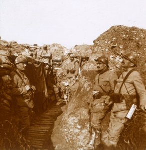 Harci egység, Ville-sur-Tourbe, Észak-Franciaország, c1914-c1918 alkotó: Unbekannt