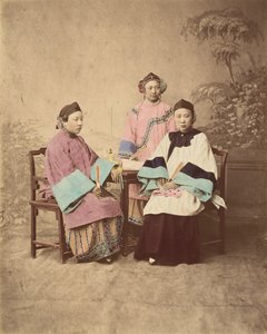 Lanxchow Girls, 1870-es évek. alkotó: Unbekannt