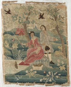 Fishing Lady, 1700-as évek. alkotó: Unbekannt